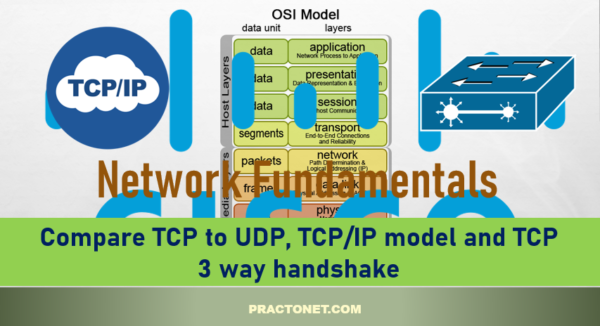 Compare TCP to UDP, TCP/IP model and TCP 3 way handshake – Cyber ...