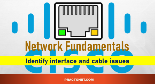 Identify interface and cable issues – Cyber Security, Networking ...