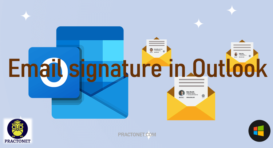 Create and add an email signature in Outlook