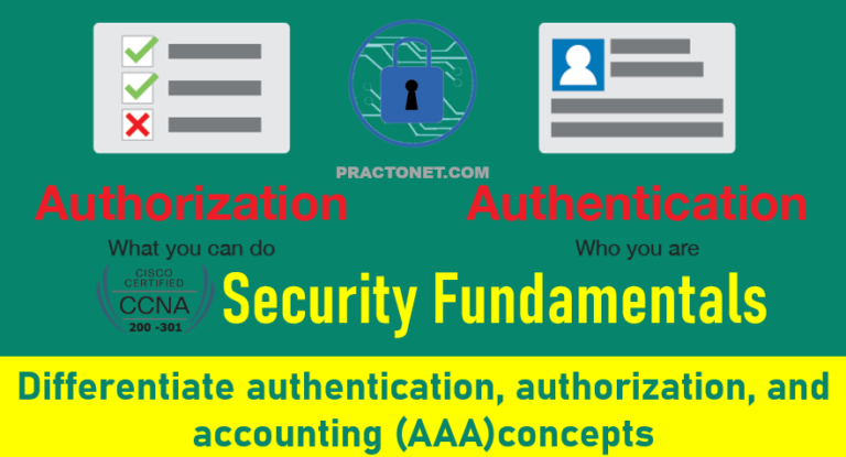 Differentiate authentication, authorization, and accounting concepts ...